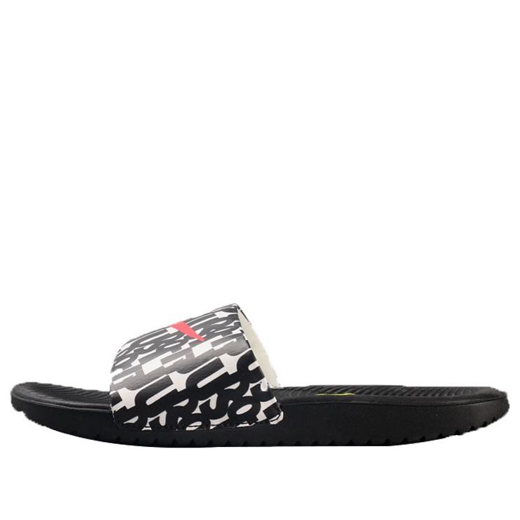 Sneakers og sko Nike Kawa Print Slide 'Just Do It' Sort | 819358-007, 0