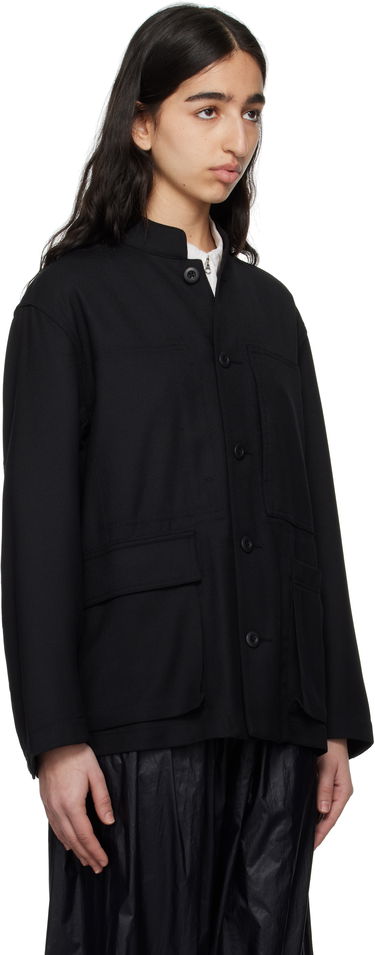 Jakke Snow Peak Snow Peak Hybrid Wool Utility Jacket Sort | JK-25SU103, 1