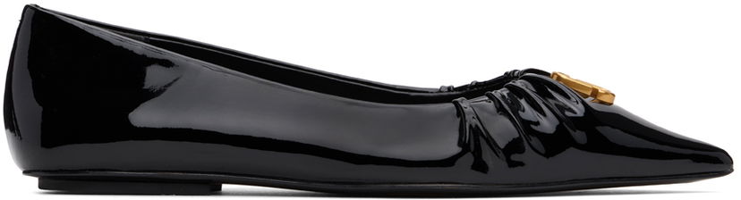 Tøj Marc Jacobs Marc Jacobs 'The Ali' Ballerina Flats Sort | 2F4FFL001F08