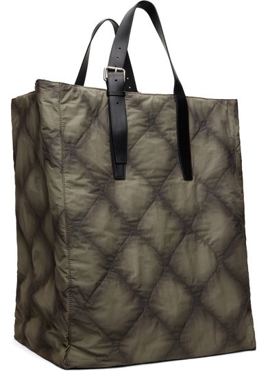 Mulepose Dries Van Noten Dries Van Noten Quilted Canvas Tote Bag Grøn | 251-021507-895, 2