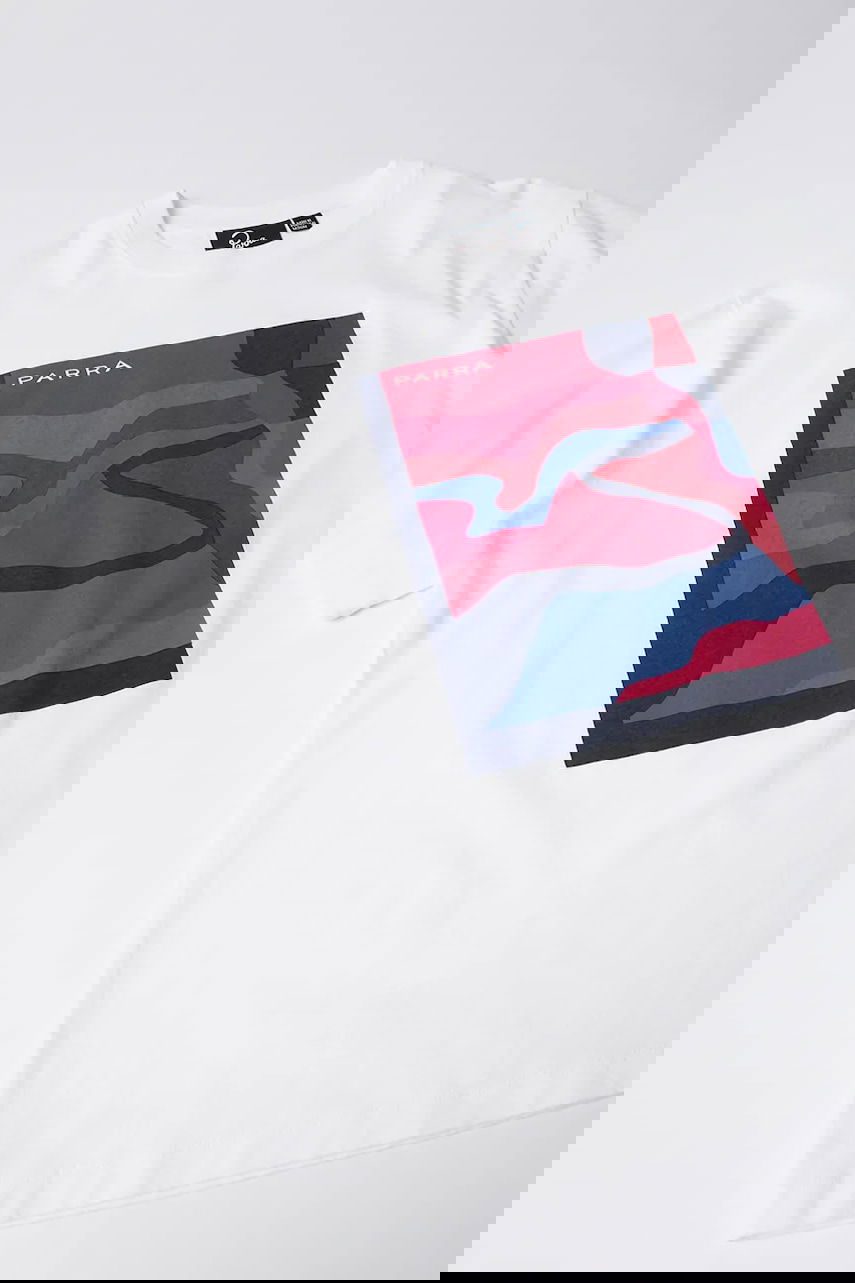 T-shirt By Parra Graphic Ftp Booster T-Shirt Hvid | 54300, 1