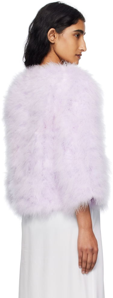 Jakke Yves Salomon Yves Salomon Short Feather Jacket Lilla | 26W23WAV15454PLUX, 2