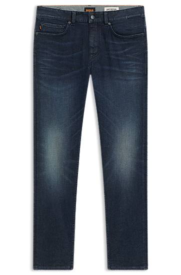 Jeans BOSS Delaware Slim-Fit Soft Motion Jeans Blå | 50544642, 0