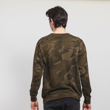 Sweater Urban Classics Camo Crewneck Grøn | TB1782 camo green, 1