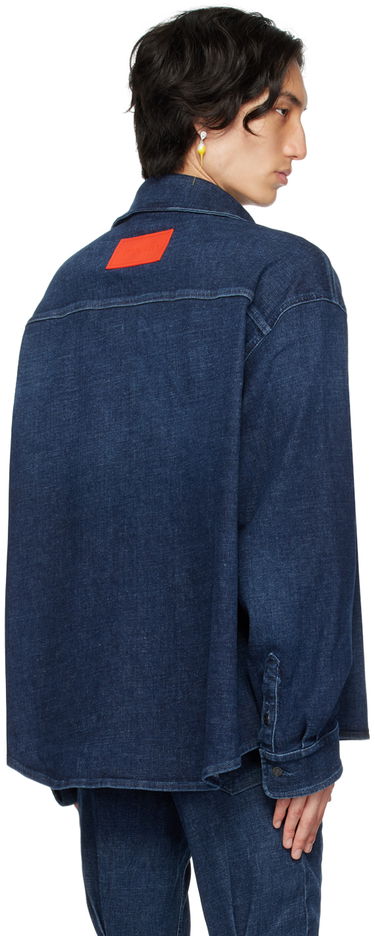 Jakke Ottolinger Ottolinger Denim Buttoned Shirt Blå | 1700408, 2