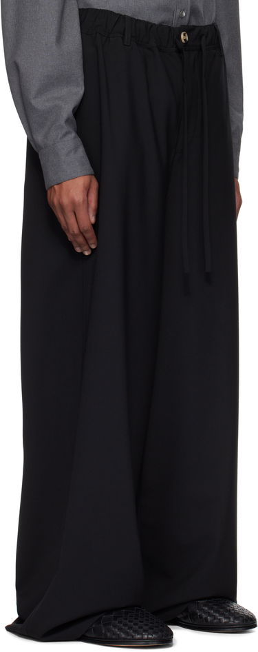 Bukser Marni Marni Wool Wide-Leg Trousers Sort | PUMU0290A1 UTP771, 1
