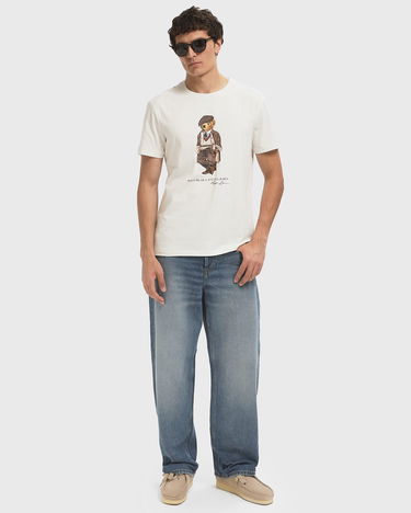 T-shirt Polo by Ralph Lauren Polo Bear Graphic T-Shirt by Ralph Lauren Hvid | 710P00085001, 2