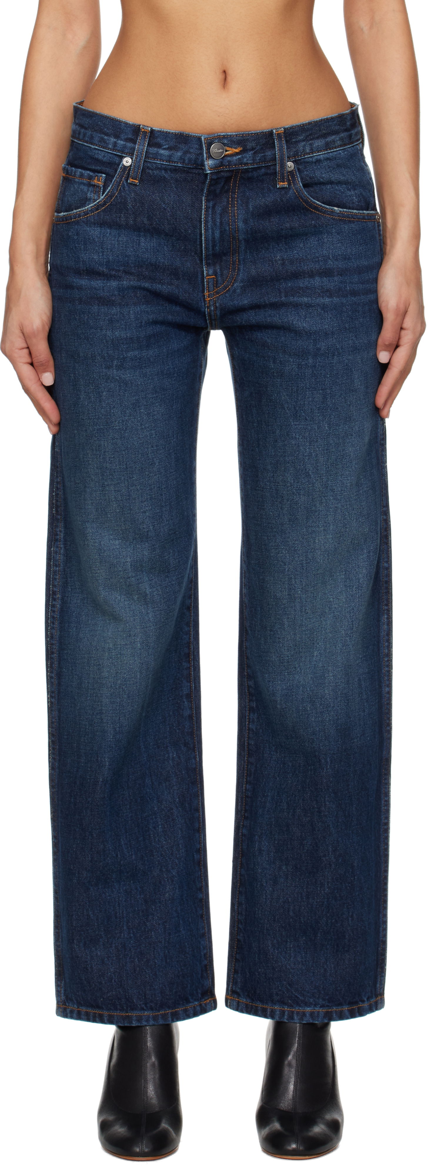Jeans Khaite Kerrie Wide Leg Jeans Blå | 1047908010, 0