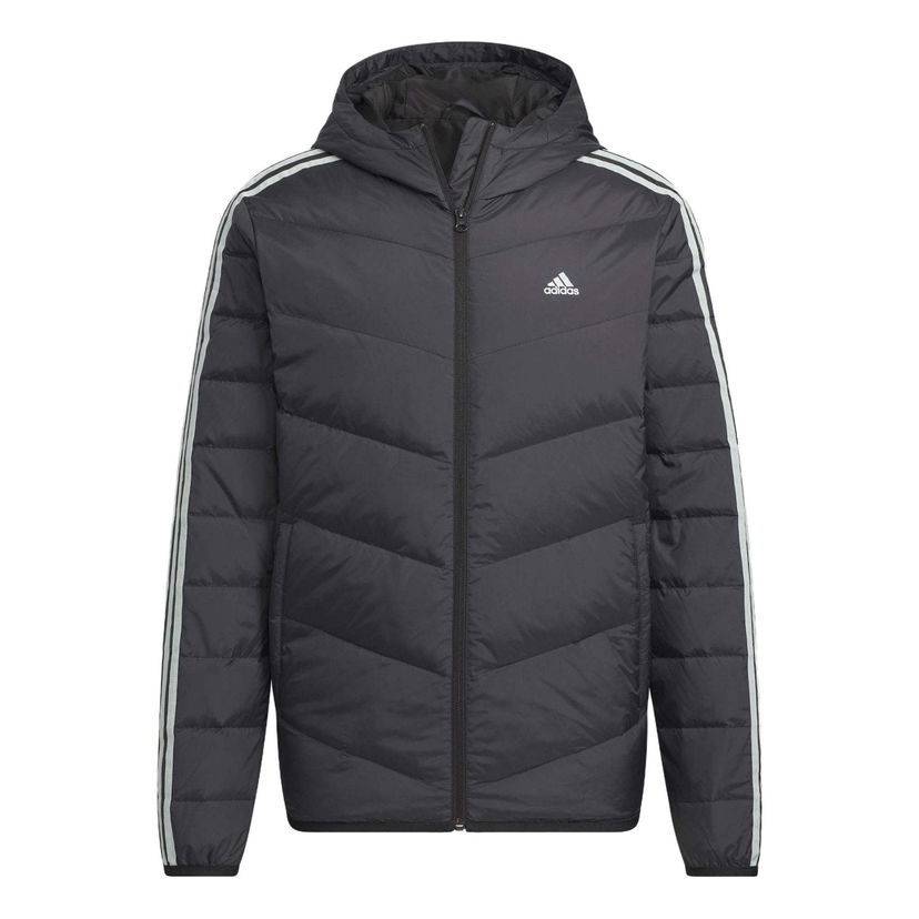 Puffer jakke adidas Originals Men's Down Hooded Jacket Sort | IK7601