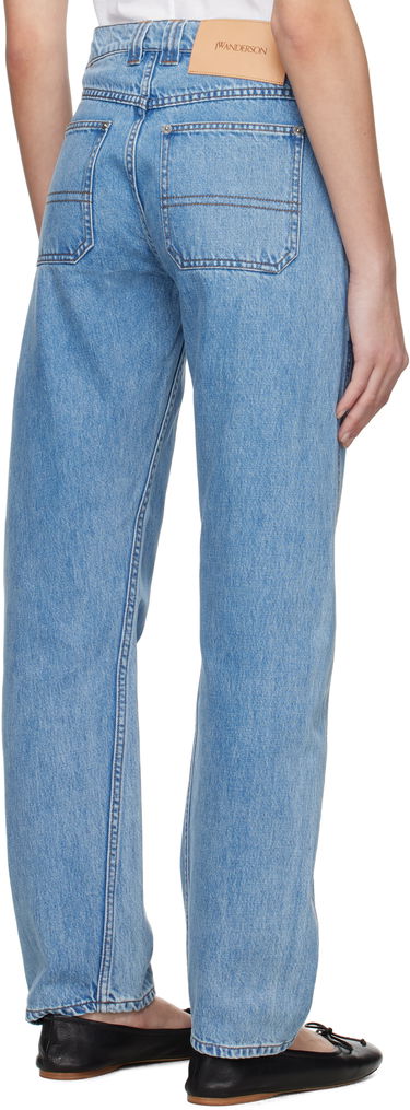 Jeans JW Anderson JW Anderson Twisted Slim Leg Jeans Blå | DT0111-PG1774, 2