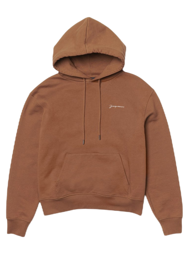 Sweatshirt Jacquemus Le Brode Embroidered Logo Brun | 226JS310-2120-850