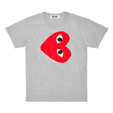 T-shirt Comme des Garçons Play Red Heart T-Shirt Grå | AZ T264 051 1, 0