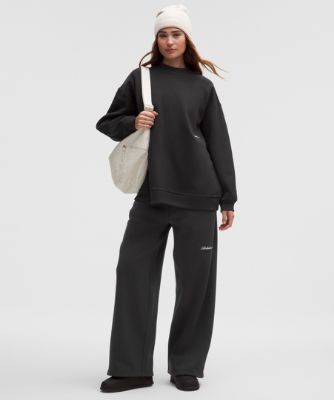 Sweatshirt lululemon Big Cozy oversized mock neck sweatshirt Sort | prod20004875, 7