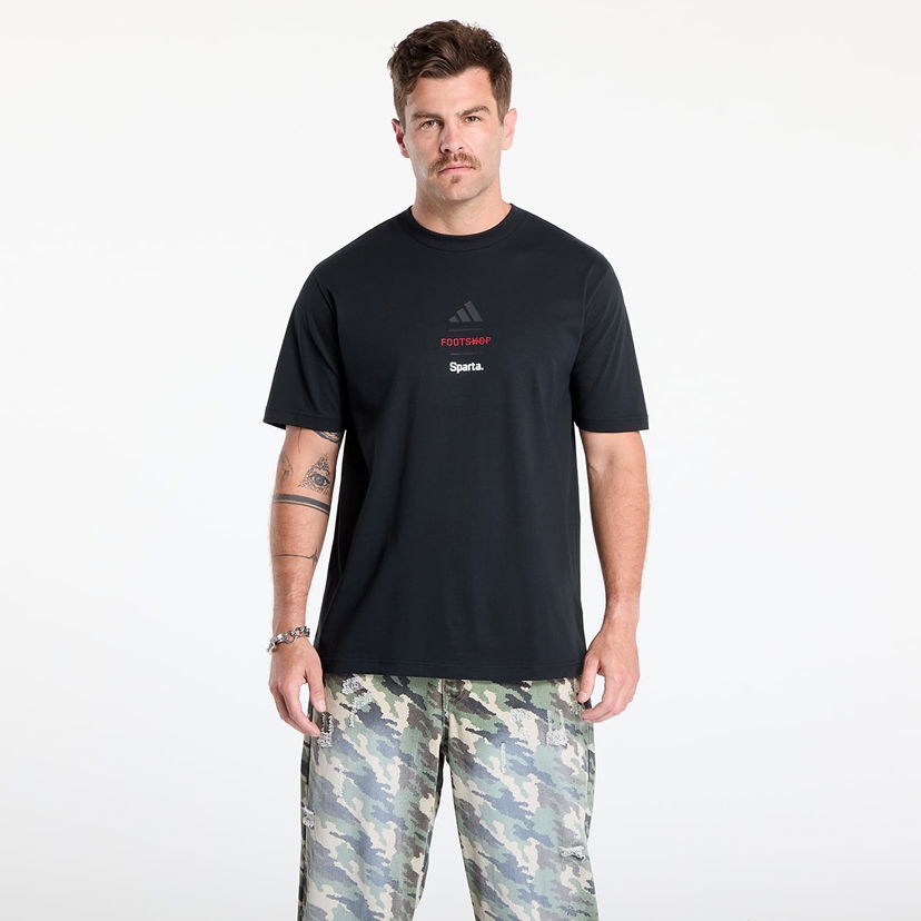 T-shirt adidas Performance adidas x Footshop x Sparta Logotype Tee Sort | FTSHP_494