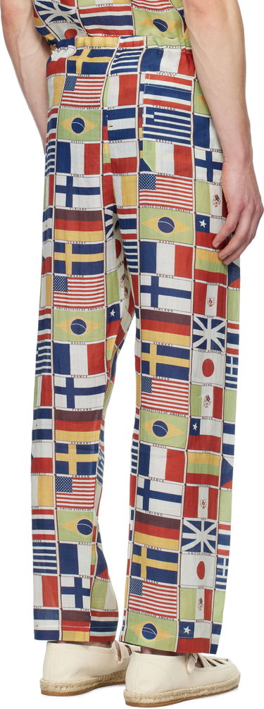 Jumpsuit Bode Bode International Print Drawstring Trousers Flerfarvet | MRS25BT068, 2