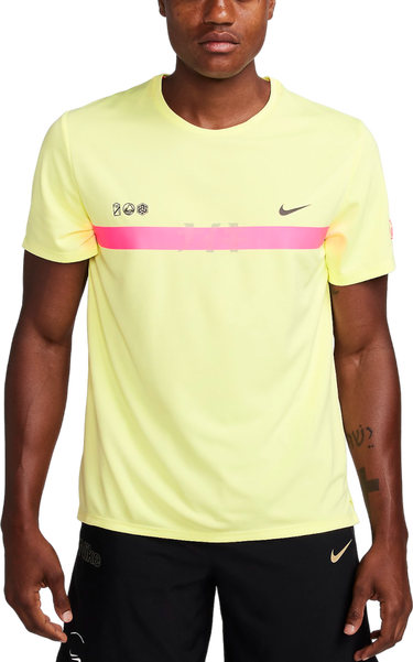 T-shirt Nike DF UV SS MILER TEE Gul | fq8018-331, 0
