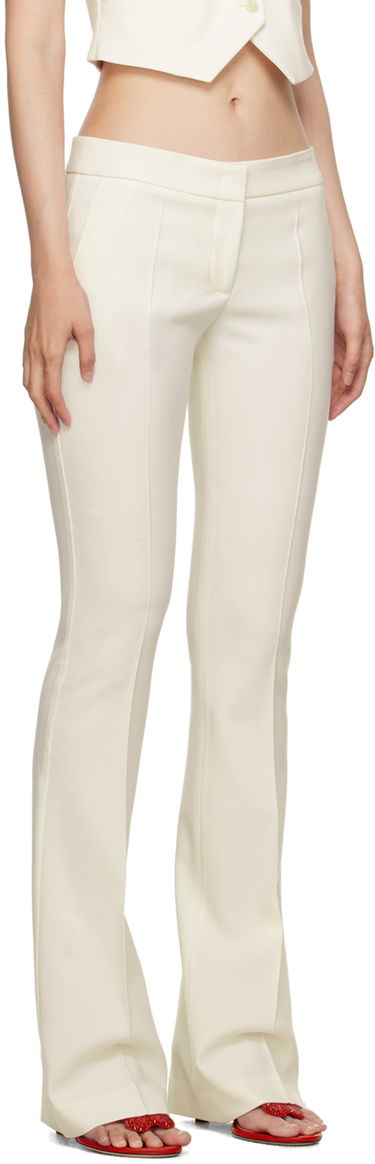 Bukser Blumarine Blumarine Flared Dress Pants Hvid | A322P098A, 1