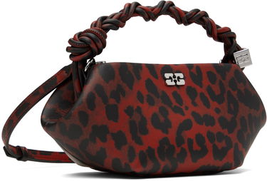 Håndtaske GANNI Ganni Leopard Print Mini Bou Bag Rød | A6628, 1