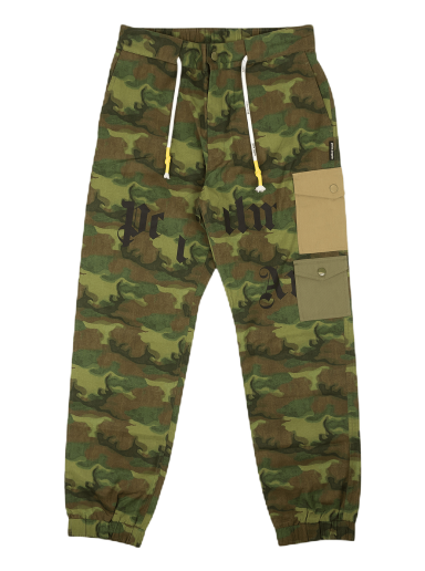 Cargo bukser Palm Angels Camo Cargo Pants Grøn | PMCA085R21FAB0018556