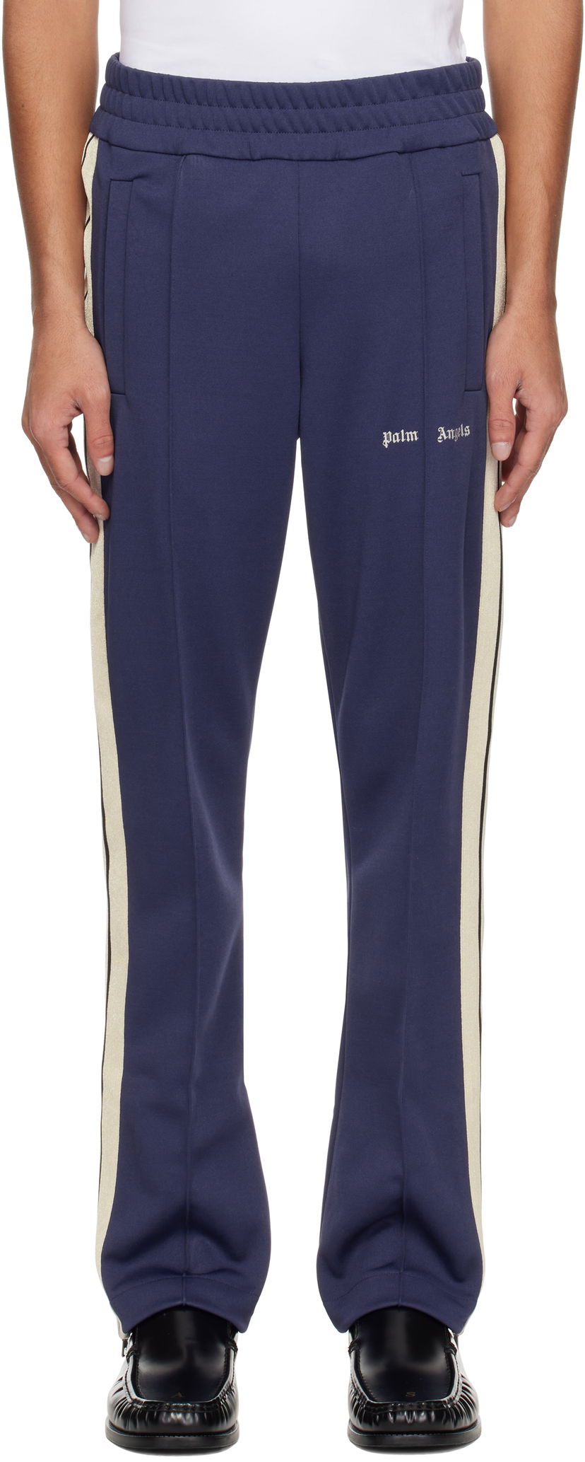 Joggingbukser Palm Angels Palm Angels Classic Logo Track Pants Mørkeblå | PMCJ020C99FAB0024603