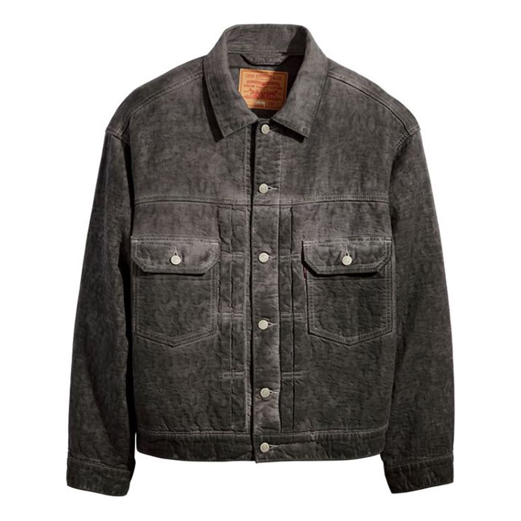 Jakke Stüssy Stussy x Levi's Jacquard Jacket Sort | A5216-0002, 0