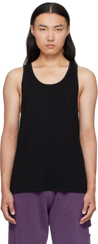 Tanktop LES TIEN Les Tien Cotton Tank Top Sort | CJ-2046, 0