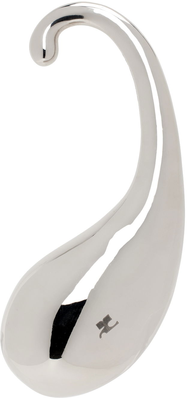 Øreringe Courrèges Drop Metallic Single Ear Cuff Metalisk | 224ABO053LA0001