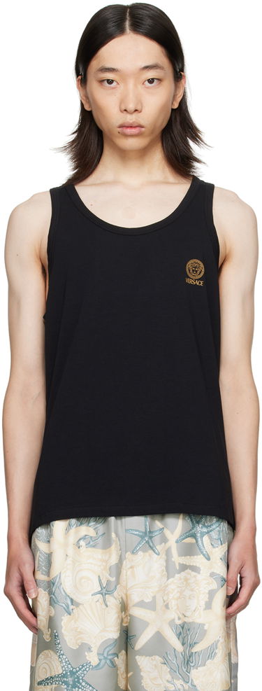 Tanktop Versace Medusa Tank Top Sort | AUU01012_1A10011, 0