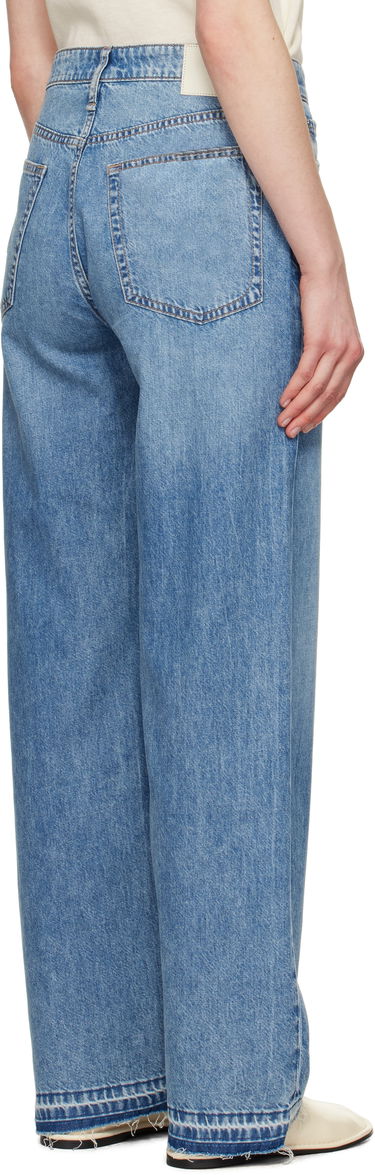 Jeans rag & bone Rag & Bone Featherweight Logan Wide-Leg Jeans Blå | WDD24H2935FWOR, 2