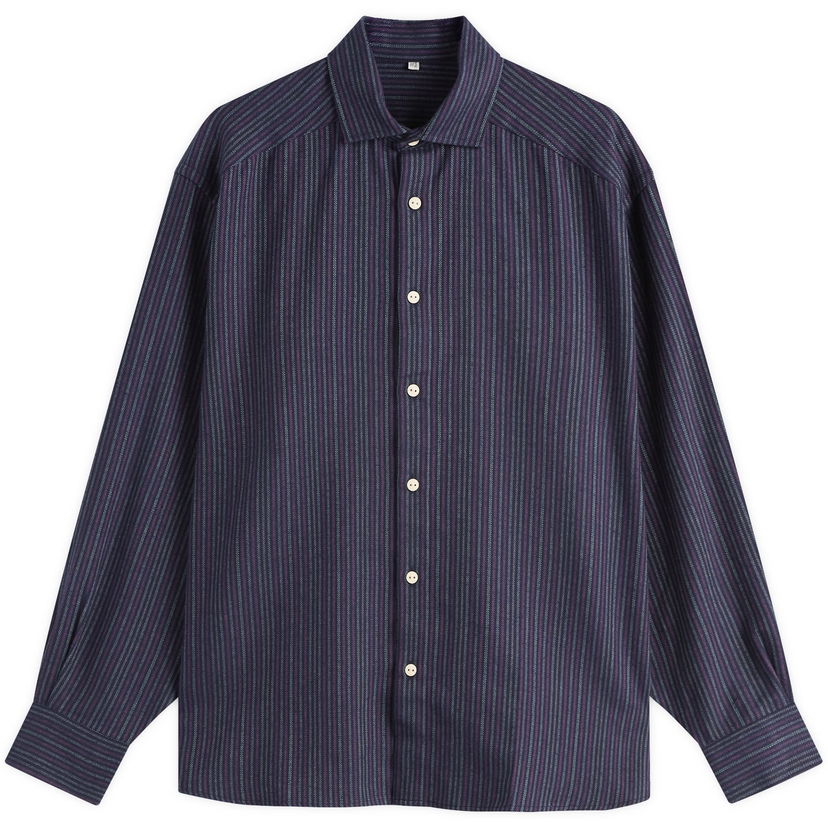 Skjorte Baserange Claude Flannel Shirt, Size X-Small Lilla | TSCL-FLP-WI25