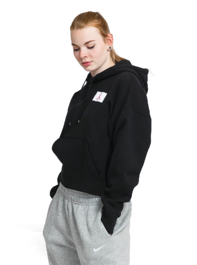 Sweatshirt Jordan Flight Fleece PO Hoodie Sort | CV7737-010