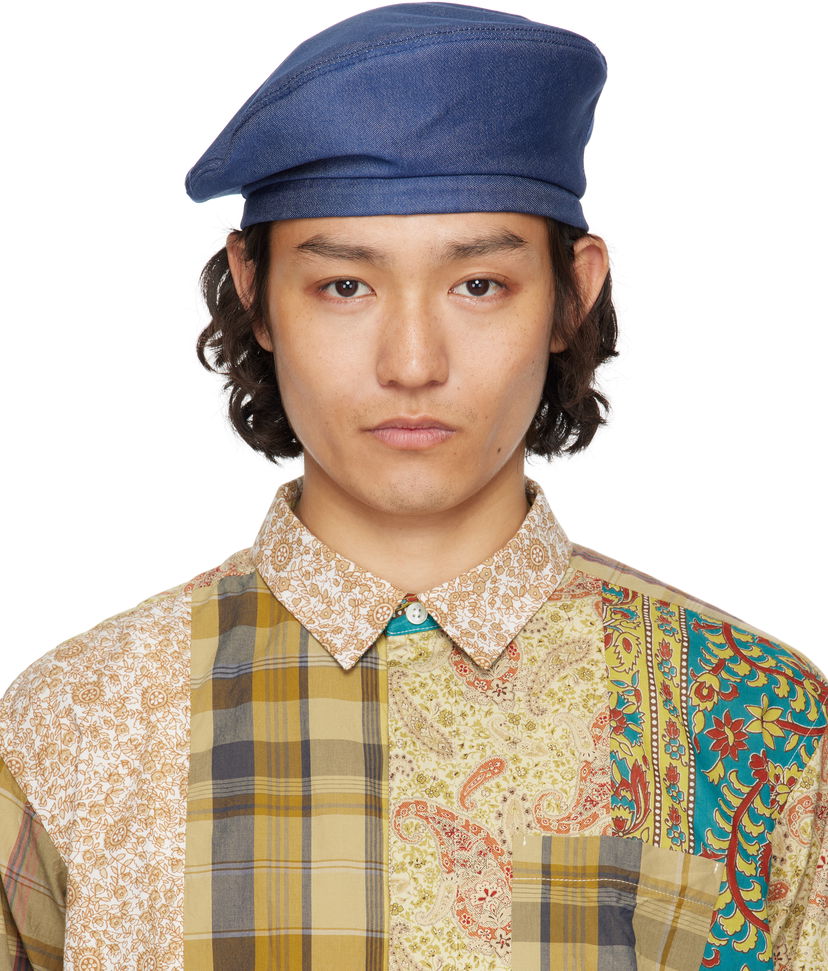 Baret Engineered Garments Engineered Garments Denim Beret Blå | 25S1H005