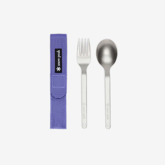 Home decor Snow Peak Titanium Fork & Spoon Set Metalisk | SCT-002