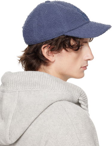 Kasket JW Anderson JW Anderson Fleece Embroidered Logo Baseball Cap Beige | AC0409-FA0468, 4