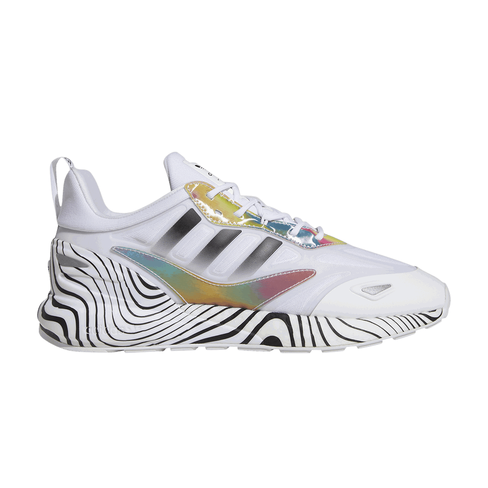 Sneakers og sko adidas Originals Patrick Mahomes x ZX 2K Boost "Hypnotic Lines" Hvid | GV8280, 0