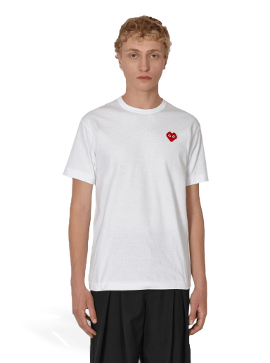 T-shirt Comme des Garçons Invader Heart Hvid | P1T322 2