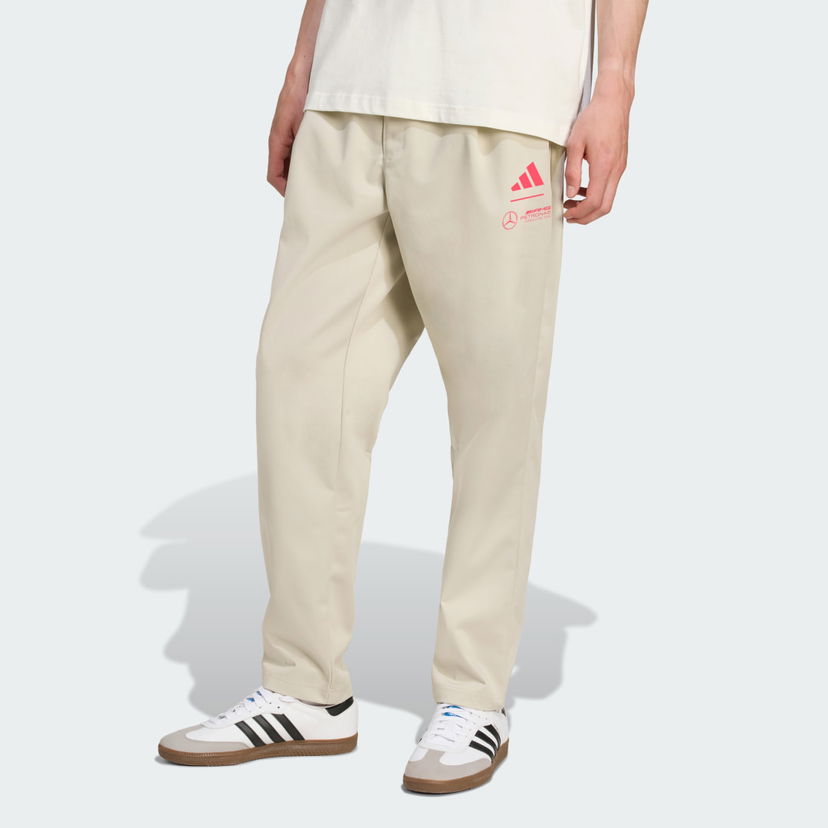 Bukser adidas Performance Mercedes - AMG Petronas Formula One Team Summer Chino Pants Beige | JW3472