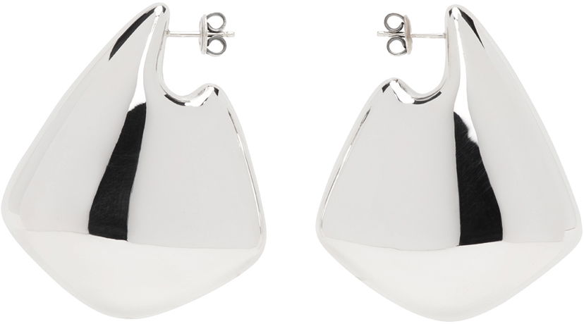Øreringe Bottega Veneta Large Fin Earrings Metalisk | 786206 V5070