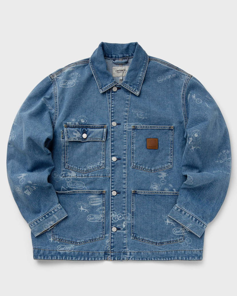 Jakke Carhartt WIP Stamp Jacket Blå | I033743-2LN.35
