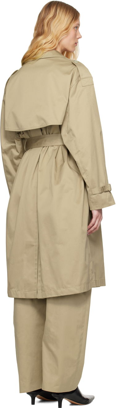 Trenchcoat Maison Margiela MM6 Maison Margiela Dual Wear Cotton Twill Trench Coat Beige | S52AH0080 M35368, 2