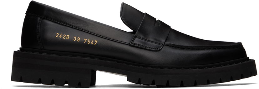 Tøj Common Projects Common Projects Chunk Sole Loafers Sort | ARTICLE 2420