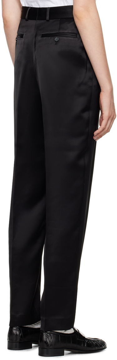 Bukser TOTEME Low-Waist Satin Trousers Sort | 244-WRB0228-FB0208, 2