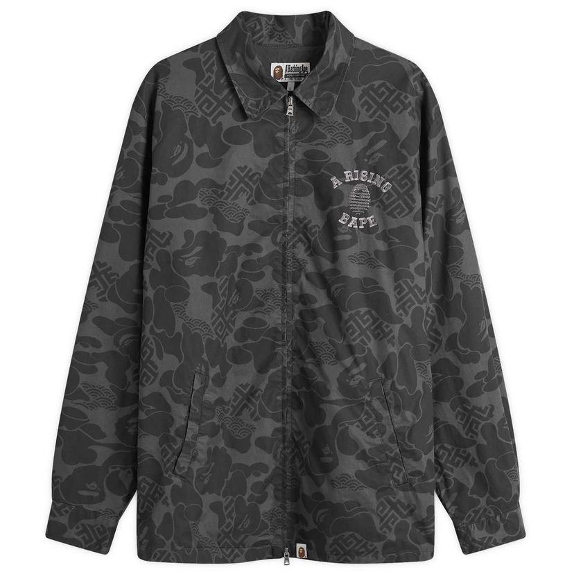 Jakke BAPE A Bathing Ape Men's Asia Camo Zip Jacket in Black, Size Large | END. Clothing Sort | 001LJK201004M-BLK
