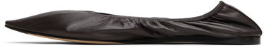 Tøj The Row The Row Liisa Ballerina Flats Brun | F1577-SL1, 2