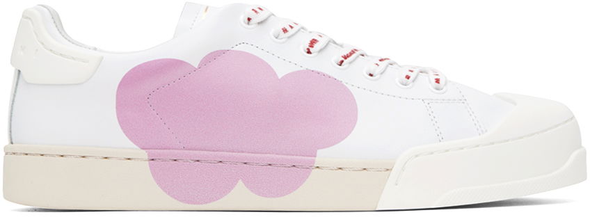 Sneakers og sko Marni White No Vacancy Inn Edition Dada Bumper Sneakers Hvid | SNZU014501 P5761, 0