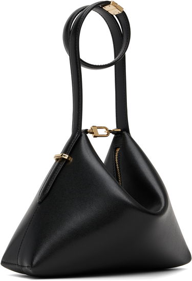 Håndtaske TOTEME TOTEME Bevel Leather Wristlet Clutch Sort | 253-WAL0090-LE0025, 1