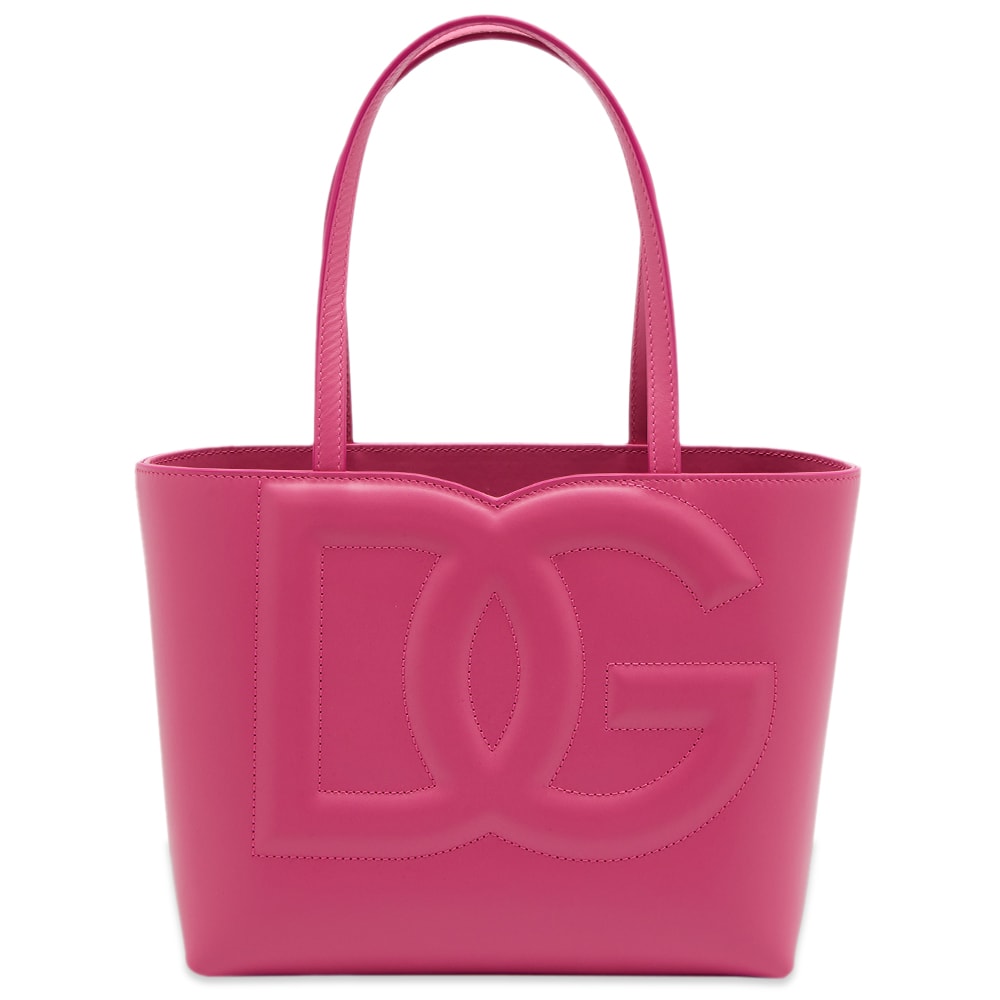 Mulepose Dolce & Gabbana Logo Leather Tote Bag Lyserød | BB7337AW576-80441, 0