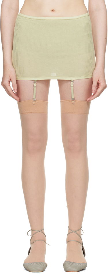 Nederdel LEMAIRE Lemaire Underwear Suspenders Miniskirt Grøn | PA1167 LK1017, 0
