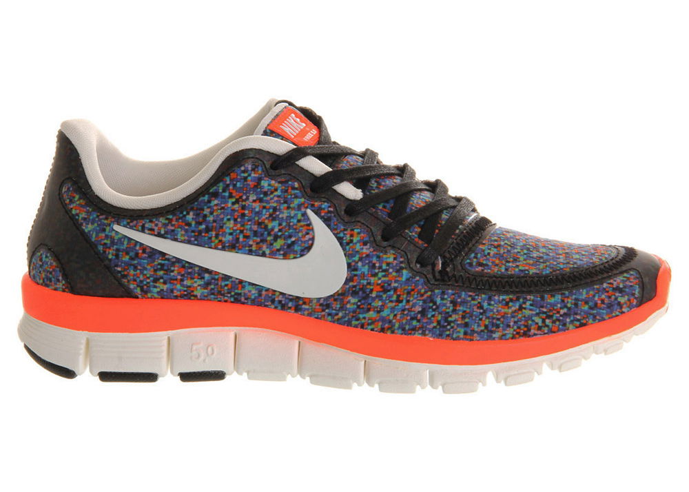 Sneakers og sko Nike Free 5.0 Liberty of London Hyper Blue Total Crimson (Women's) Sort | 555336-400, 0