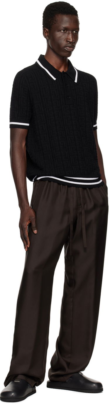 Bukser Dolce & Gabbana Silk Lounge Pants Brun | GVRMAZFU1S4, 3